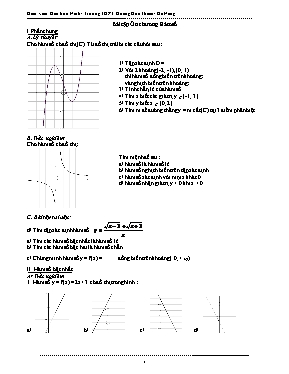 Toán 10 - Bài tập Ôn chương Hàm số